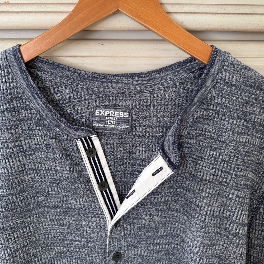 Express Henley Waffle Thermal Bundle - Picture 4 of 13